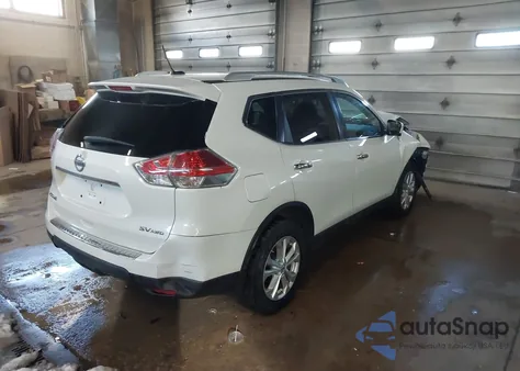 2016 Nissan Rogue Sv из США, поврежденный, VIN KNMAT2MV4GP656443